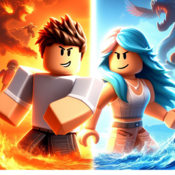 PUZZLE FIRE And WATER (Co-op/Team)