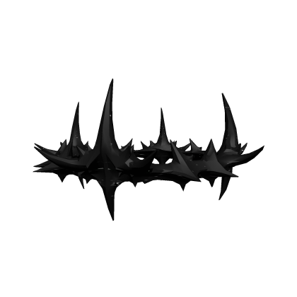 Black Iron Spiked Crown