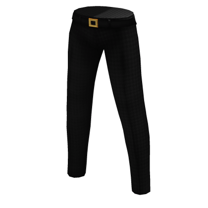 Slim Fit Trousers | Black