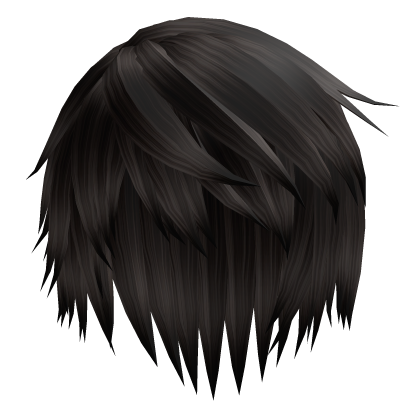 Skunk Brown Unkept Wavy Flowy Hair  Roblox item