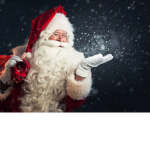 Santa’s workshop and elves