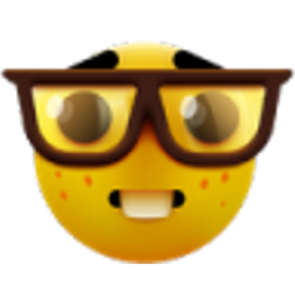 Nerd Emoji Roblox decal