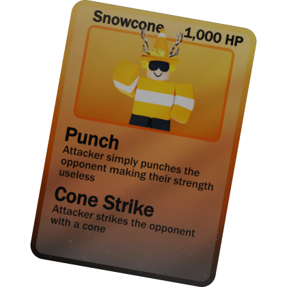 Snowcone Trading Card thumbnail