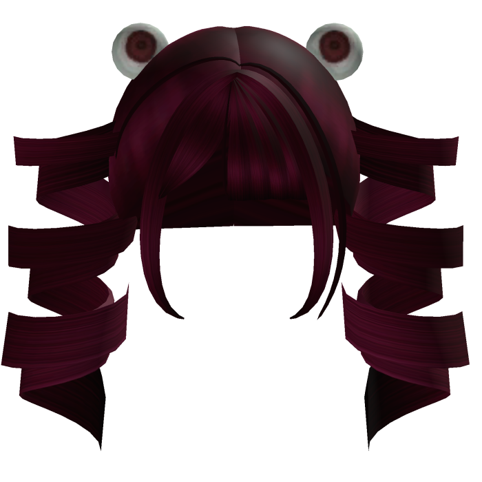 🐹 Goth Spiral Pigtails w/ Eyes [Free]