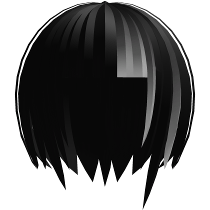 🕸️๋. ⭑ Mourning Gothic Bob || Black
