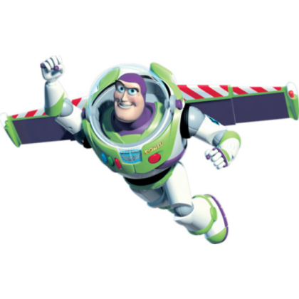 buzz lightyear flying - white background Roblox decal