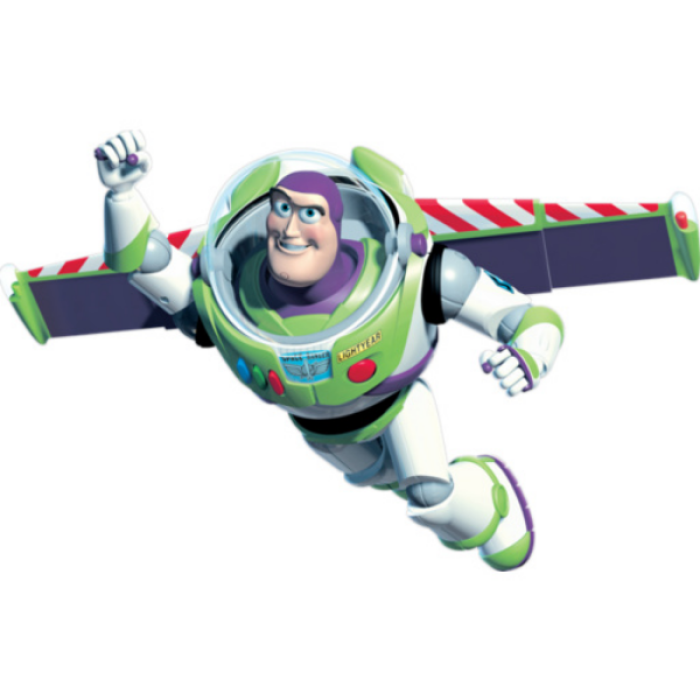 buzz lightyear flying - white background Roblox decal