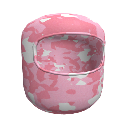 pink camo ski mask