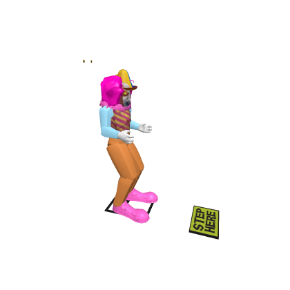 Neon Ice cream clown Party city