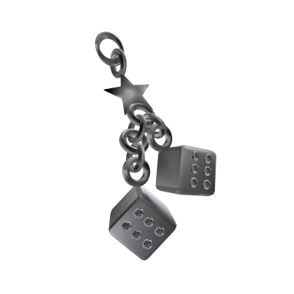小物 Y2K Dice chain Pair of Dice Necklace; 925 Necklace W Die; Playing Dice