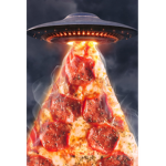 Aliens And pizza...GOD!!!!!