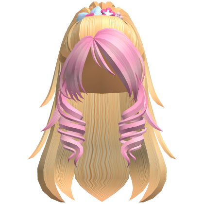 Kokoro Momoiro gyaru pink hair Roblox item