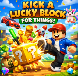 Kick a Lucky Block for things!