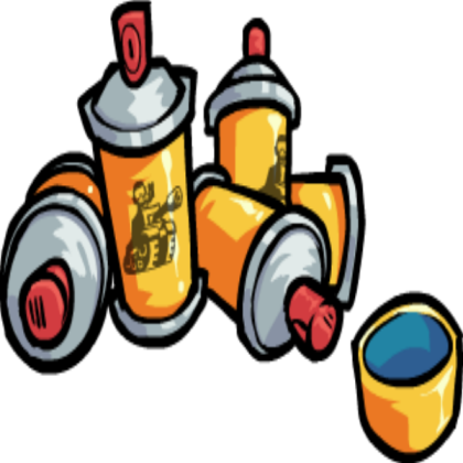 spray cans Roblox decal