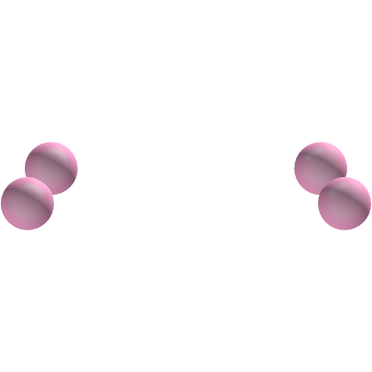 ♡ pink hair bobbles