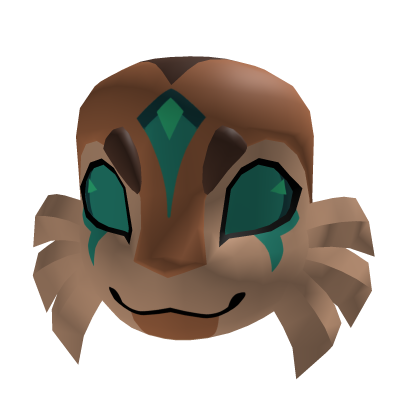 Teal-Accented Sphinx Head Roblox item