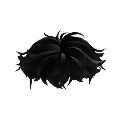 Black Anime Fluffy Hair thumbnail