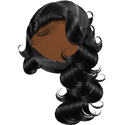 Wavy Side Part in Black