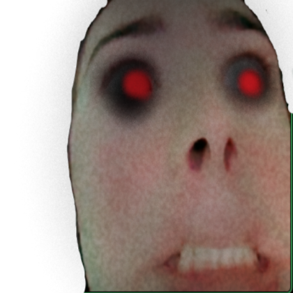 Horror face for experiences (drawing) Roblox decal