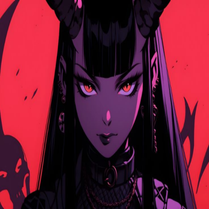 Demon girl wallpaper stallarion Roblox decal