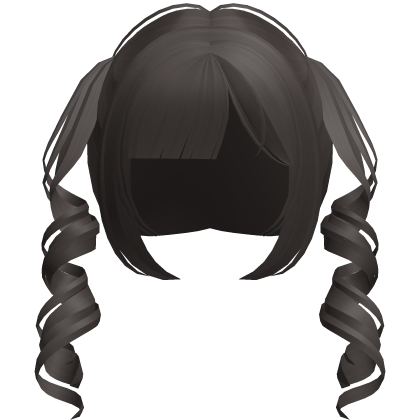 dark ash dainty thin swirly moe pigtails