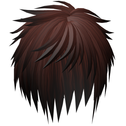 Unkept Scene Emo Boy Hair (Red) Roblox item