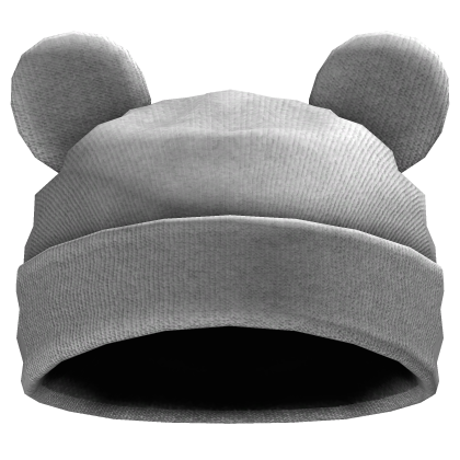 Basic Bear Beanie White Roblox item