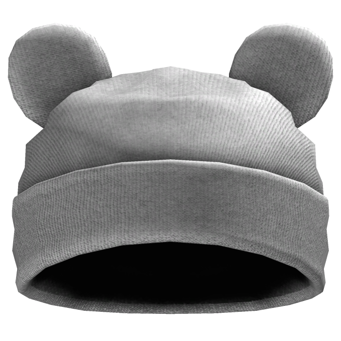 Basic Bear Beanie White