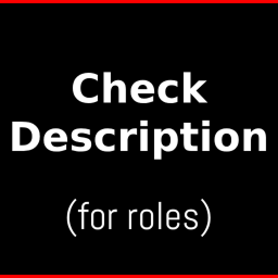 GROUP ROLES (check description)