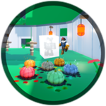 Freeze Tag Halloween Pumpkin Collector Badge