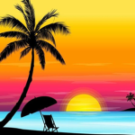 Tropical Beach & Café!