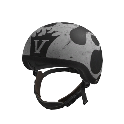 Old school biker helmet
