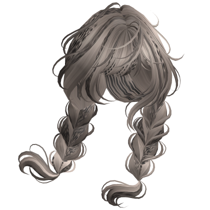 Half N' Half Wispy Windy Braids Ash Cheetah
