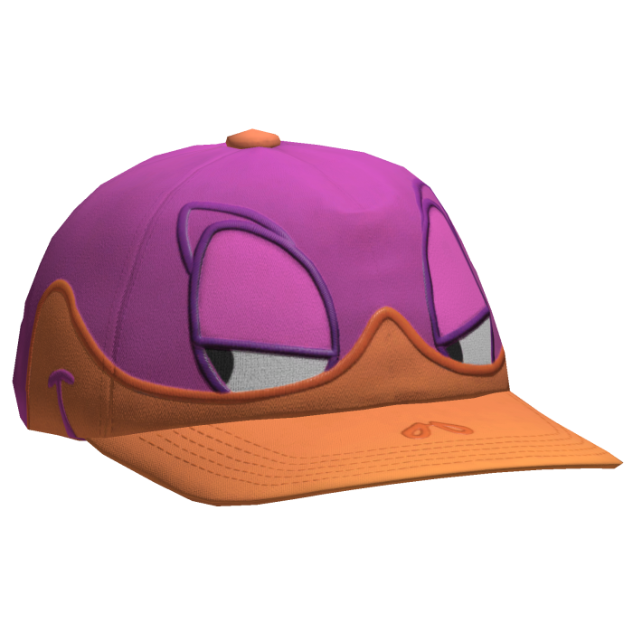 Pink Sideswept Daffy Duck Cap