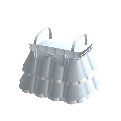 ♡ : cute blue polka dot baby doll ruffle dress thumbnail