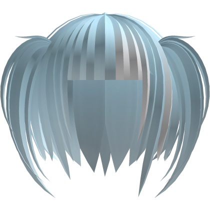 🕸️๋. ⭑ Mourning Gothic Pigtails || Pastel Blue