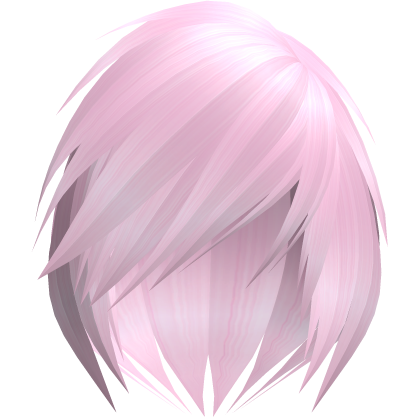 emo scene vkei pink short moe hair