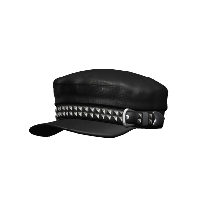 Studded Belt Beret Cap