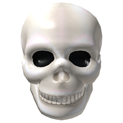 (NEW) White Skull Inferno Skull Addon (PBR) Roblox item