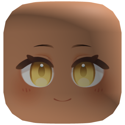 Cute Smile Face Mask (Yellow Eyes) Roblox item