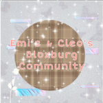 Emi's & Cleo's Bloxburg Community