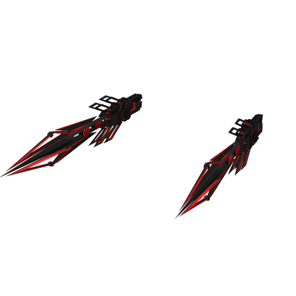 HandHeld Cyber Dual Sword Red X1 thumbnail