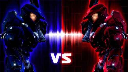 Epic Red VS Blue battle feilds and a Maze