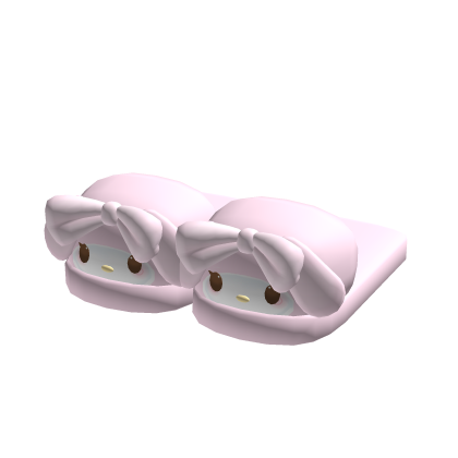 ♡ : pink bunny melody angel slippers (fav) thumbnail