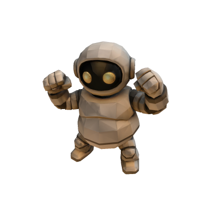 Chubby Space Robot Character