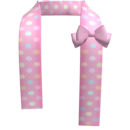 🧁 cute fun rainbow polka dot scarf tweencore twee
