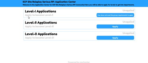 Application Center