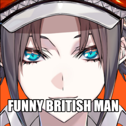 funny british man decal (mysta vtuber) Roblox decal