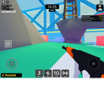 Paint ball on Roblox is FUN