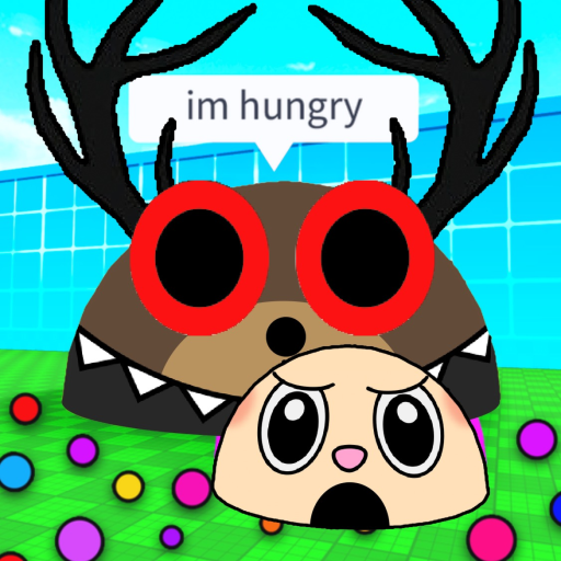 Om Nom Nom 😋 Eating Blobs Simulator official Roblox game thumbnail